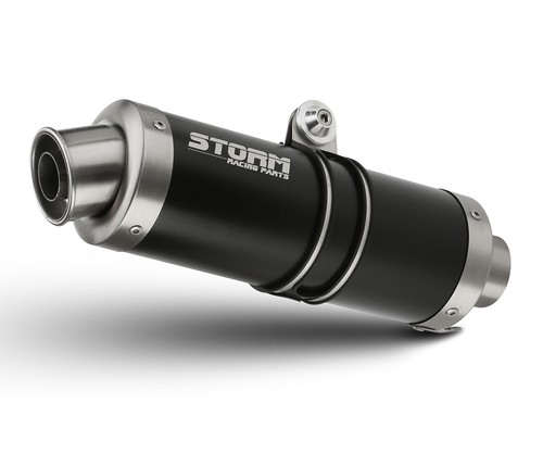 Scarico storm mivv nero - scarico,